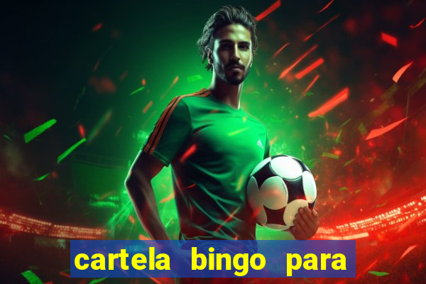 cartela bingo para cha de cozinha imprimir gratis