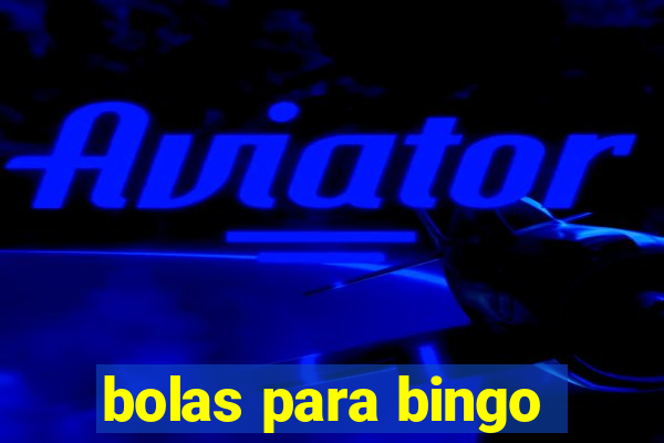 bolas para bingo