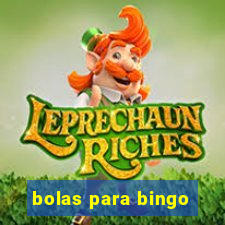 bolas para bingo