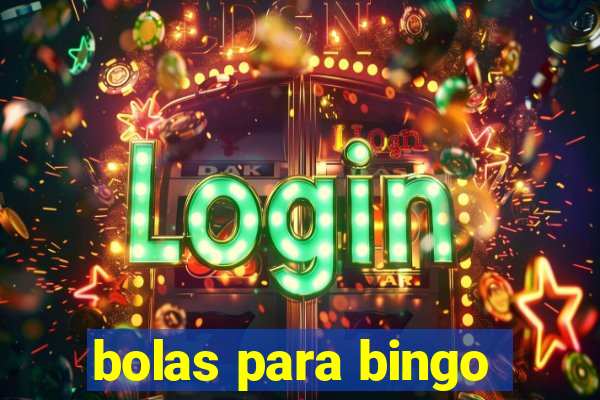 bolas para bingo