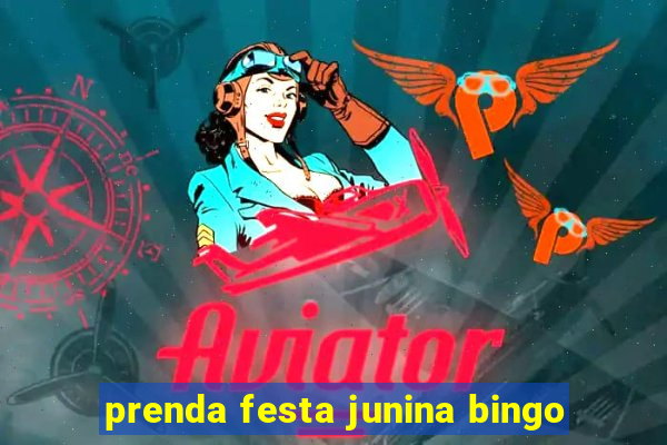 prenda festa junina bingo