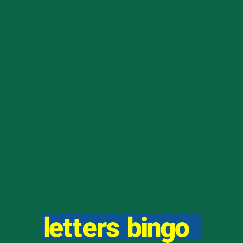 letters bingo