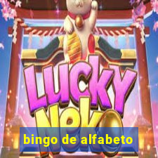 bingo de alfabeto