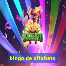 bingo de alfabeto